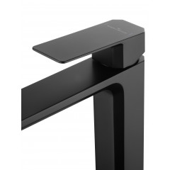 Смеситель для раковины высокий WONZON & WOGHAND DIAMOND, Черный матовый (WW-88239011-MB)