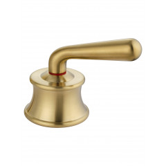 Смеситель для раковины на 3 отверстия WONZON & WOGHAND STEAM, Брашированное золото (WW-88159008- BG)