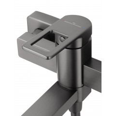 Смеситель для ванны с душем WONZON & WOGHAND FRAME, Темный графит (WW-88639010-BGM)