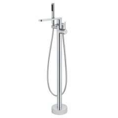 Смеситель для ванны напольного монтажа WONZON & WOGHAND STICK, Хром (WW-88649901-CR)