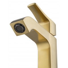 Смеситель для раковины WONZON & WOGHAND FLEX, Брашированное золото (WW-88018072-BG)