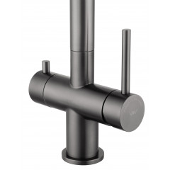 Смеситель для кухни c подключением фильтра WONZON & WOGHAND, Темный графит (WW-3211-BGG)