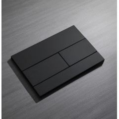 Кнопка смыва для инсталляции механическая WONZON & WOGHAND, Черный матовый (WW-IB235-MB)