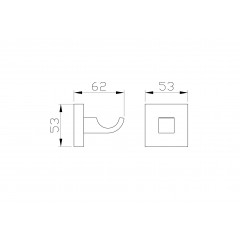 Крючок для ванной WONZON & WOGHAND POLO, Темное золото (WW-8915-DG)