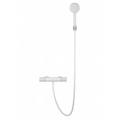 Смеситель для душа с термостатом WONZON & WOGHAND INN 2, Белый матовый (WW-A2006-A-MW)