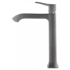 Смеситель для раковины высокий WONZON & WOGHAND FLEX, Темный графит (WW-88019072-BGM)