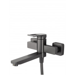 Смеситель для ванны с душем WONZON & WOGHAND FRAME, Темный графит (WW-88639010-BGM)