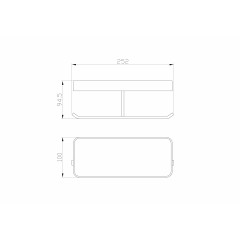 Двойной держатель для туалетной бумаги с полкой WONZON & WOGHAND LOTTE, Темный графит (WW-8356A-BGM)
