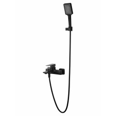 Смеситель для ванны с душем WONZON & WOGHAND EDGE, Черный матовый (WW-88639003A-MB)