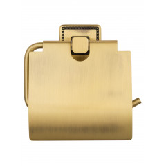 Держатель для туалетной бумаги с крышкой WONZON & WOGHAND ROMA, Бронза (WW-7226)