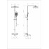 Душевая система с термостатом WONZON & WOGHAND STAY 3, Черный матовый (WW-B3026-T1-MB)