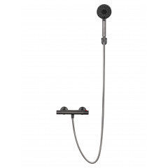 Смеситель для душа с термостатом WONZON & WOGHAND INN 5, Темный графит (WW-B2005-A-BGG)