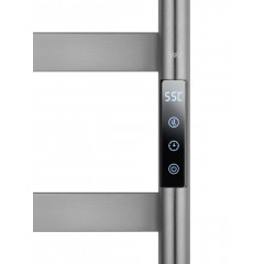 Полотенцесушитель электрический напольный WONZON & WOGHAND BREMEN, Темный графит (WW-A207-GM)