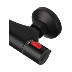 Смеситель для душа с термостатом WONZON & WOGHAND INN 5, Черный матовый (WW-B1005-A-MB)