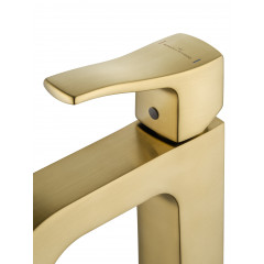 Смеситель для раковины WONZON & WOGHAND FLEX, Брашированное золото (WW-88018072-BG)