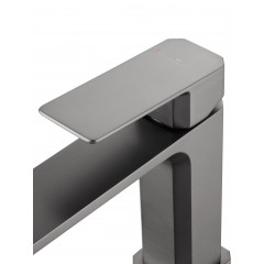 Смеситель для раковины WONZON & WOGHAND DIAMOND, Темный графит (WW-88139011-BGM)