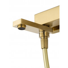 Смеситель для ванны с душем WONZON & WOGHAND CUBE 2.0, Брашированное золото (WW-88037068-BG)