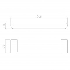 Кольцо для полотенец WONZON & WOGHAND CARBON, Черный (WW-7713)