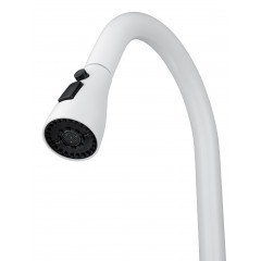 Смеситель для кухни с выдвижным изливом WONZON & WOGHAND, Белый матовый (WW-AE54123-MW)