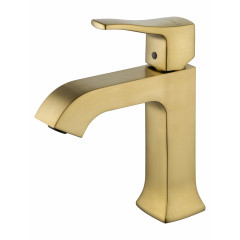 Смеситель для раковины WONZON & WOGHAND FLEX, Брашированное золото (WW-88018072-BG)