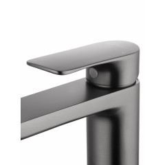 Смеситель для раковины WONZON & WOGHAND Line, Темный графит (WW-A40732-BGG)