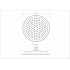Верхний душ WONZON & WOGHAND, Хром (WW-88DP05-CR)
