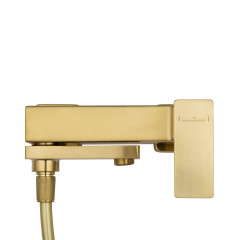 Смеситель для ванны с душем WONZON & WOGHAND CUBE 2.0, Брашированное золото (WW-88037068-BG)