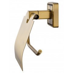 Держатель для туалетной бумаги с крышкой WONZON & WOGHAND ROMA, Бронза (WW-7226)