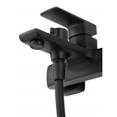 Смеситель для ванны с душем WONZON & WOGHAND EDGE, Черный матовый (WW-88639003A-MB)