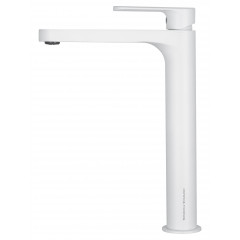 Смеситель для раковины высокий WONZON & WOGHAND, Белый матовый (WW-H1034-MW)