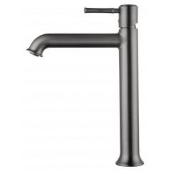 Смеситель для раковины высокий WONZON & WOGHAND TOR, Темный графит (WW-88019073-BGM)