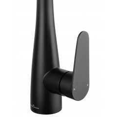 Смеситель для кухни с выдвижным изливом WONZON & WOGHAND, Черный матовый (WW-121E201B-MB)