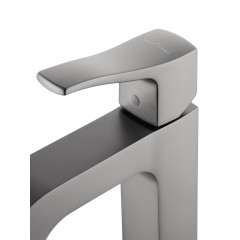 Смеситель для раковины WONZON & WOGHAND FLEX, Темный графит (WW-88018072-BGM)