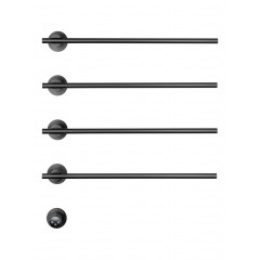 Полотенцесушитель электрический встраиваемый WONZON & WOGHAND DORTMUND, Темный графит (WW-A364-GM)