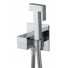 Смеситель с гигиеническим душем и термостатом встраиваемый WONZON & WOGHAND, Хром (WW-88829910-CR)