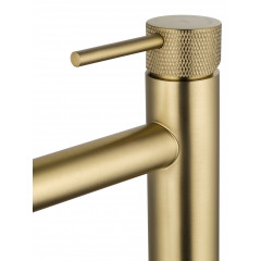 Смеситель для раковины высокий WONZON & WOGHAND, Брашированное золото (WW-H1062-BG)