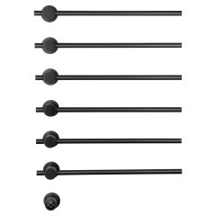 Полотенцесушитель электрический встраиваемый WONZON & WOGHAND BADEN, Темный графит (WW-AL366-GM)