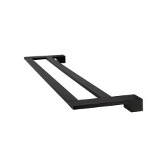 Полотенцедержатель двойной WONZON & WOGHAND ECLIPSE, Черный (WW-9111-BL)