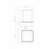 Дозатор мыла WONZON & WOGHAND LOTTE, Хром (WW-5252-CR)