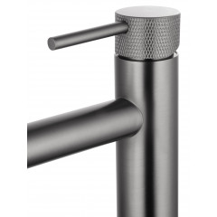 Смеситель для раковины высокий WONZON & WOGHAND, Темный графит (WW-H1062-BGG)