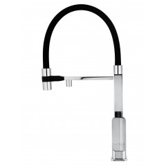 Смеситель для кухни с гибким изливом и подключением фильтра WONZON & WOGHAND, Хром (WW-88458012-CR)