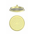 Верхний душ WONZON & WOGHAND, Брашированное золото (WW-88DP05-BG)