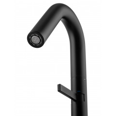 Смеситель для раковины высокий WONZON & WOGHAND, Черный матовый (WW-6068-MB)