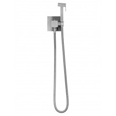 Смеситель с гигиеническим душем и термостатом встраиваемый WONZON & WOGHAND, Брашированный никель (WW-88829910-BN)