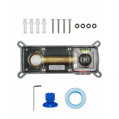 Смеситель для раковины встраиваемый WONZON & WOGHAND STICK, Темный графит (WW-88869017-BGM)