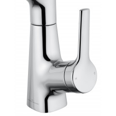 Смеситель для раковины с выдвижным изливом WONZON & WOGHAND, Хром (WW-121B108-CR)