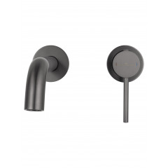 Смеситель для раковины встраиваемый WONZON & WOGHAND STICK, Темный графит (WW-88869017-BGM)