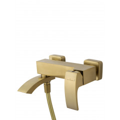 Смеситель для ванны с душем WONZON & WOGHAND FIT, Брашированное золото (WW-88639009- BG)