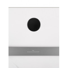 Полотенцесушитель электрический с каменной плитой Белый мрамор WONZON & WOGHAND STUTTGART, Брашированный никель (WW-A503-BR)