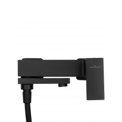 Смеситель для ванны с душем WONZON & WOGHAND CUBE, Черный матовый (WW-88639016-MB)